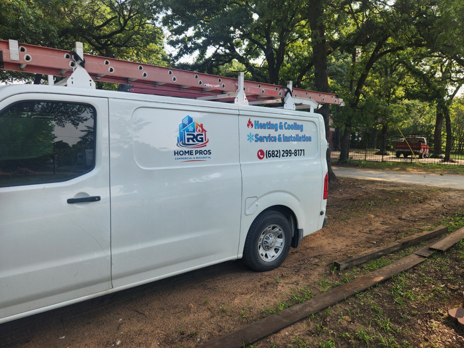 RG Home Pros service vehicle
